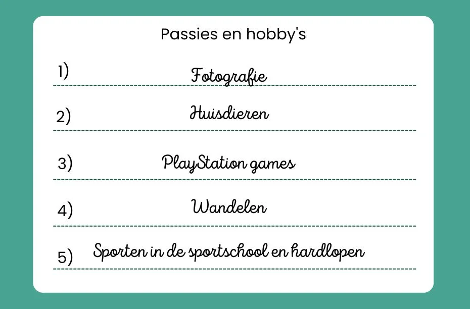 Niche vinden: passies en hobby's 