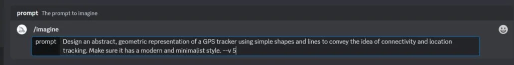 Prompt Midjourney bot