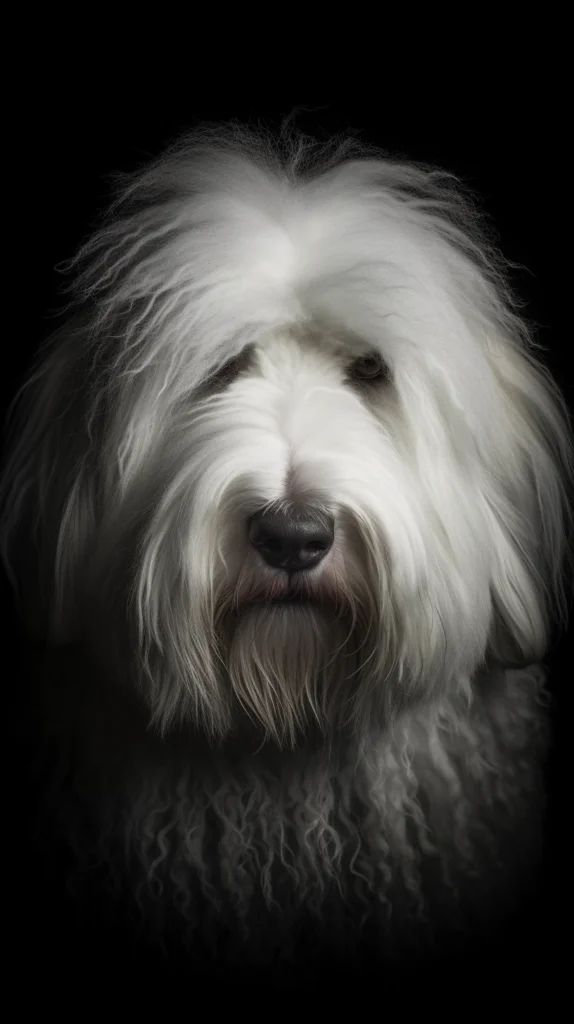 fluffy Old English Sheepdog 